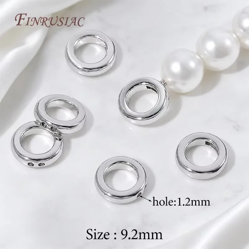 18K Gold Plated Brass Cord End Beads – 4mm DIY Jewelry Findings