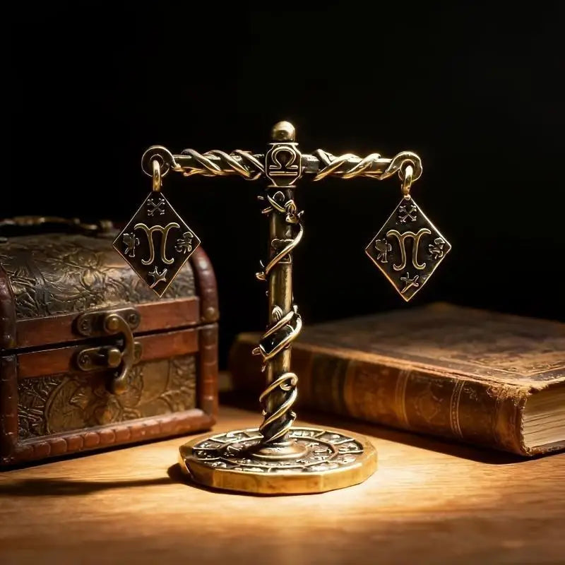 Vintage Metal Zodiac Figurine Sculpture | Home Decor & Gift