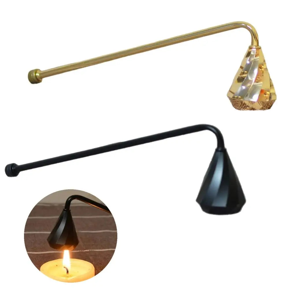 Luxury Ice Cream Candle Snuffer – Long Handle, Gold Silver Black