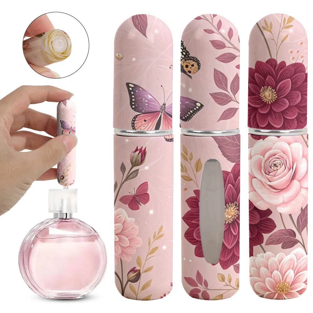 5ml Refillable Mini Perfume Spray Bottle | Portable Travel Atomizer