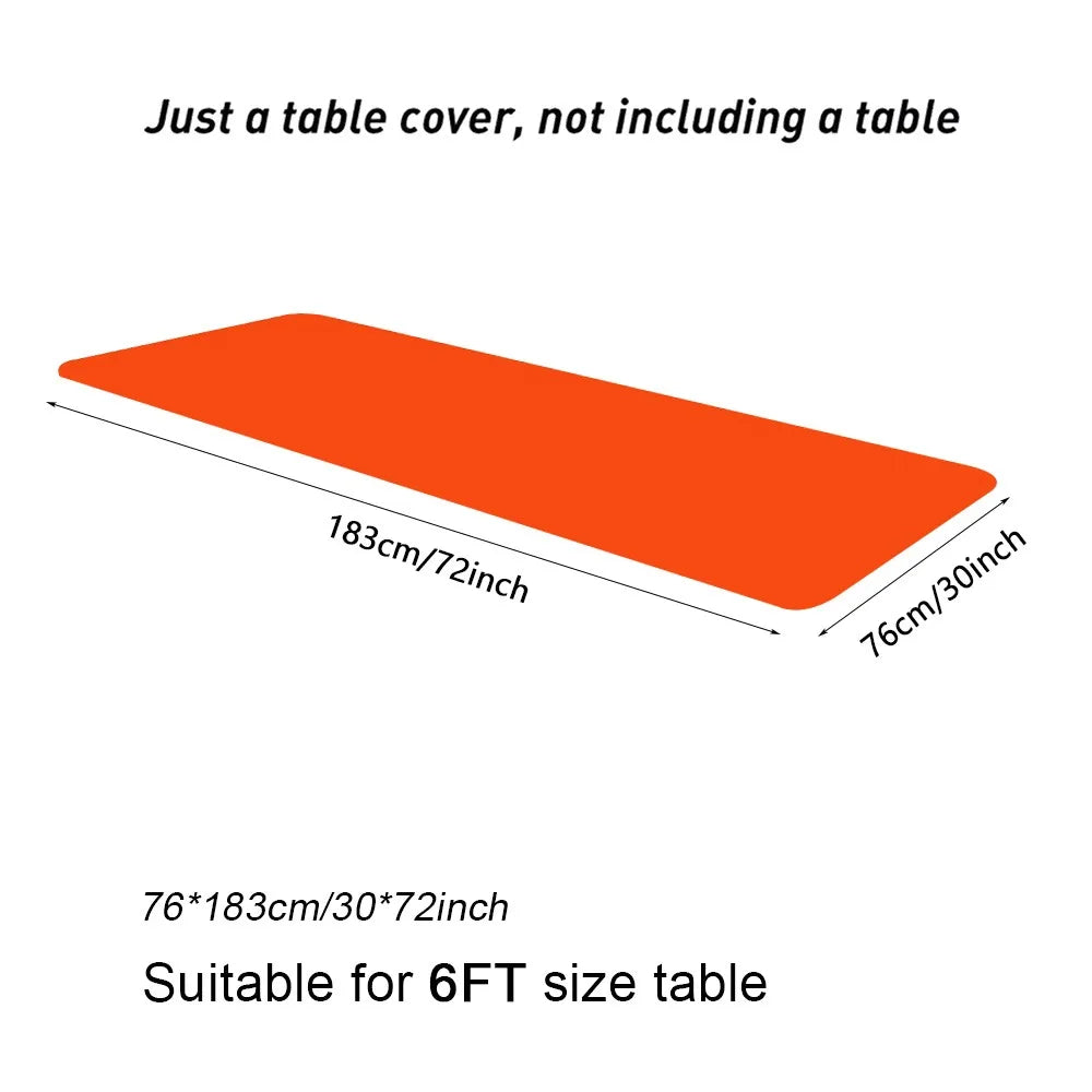Spandex Stretch Fitted Tablecloth – 6FT Rectangular Cover