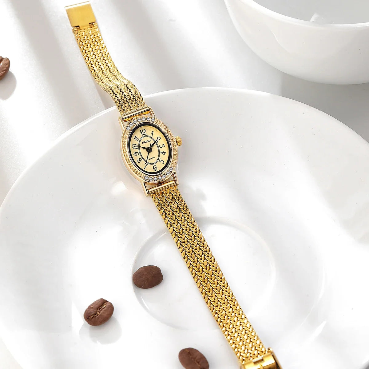 Retro Bohemian Woven Stainless Steel Mesh Watch | Quartz