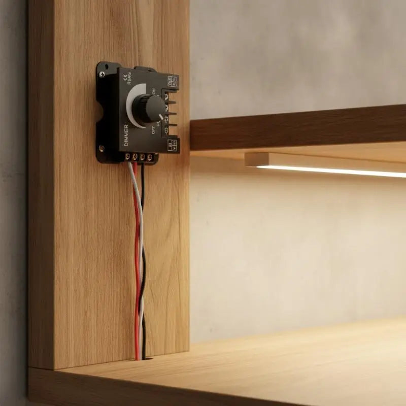 LED Dimmer DC 12V 24V 30A PWM Knob Brightness Controller