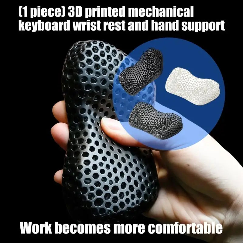 3D Resin Wrist Rest for Mechanical Keyboards | Ergonomic