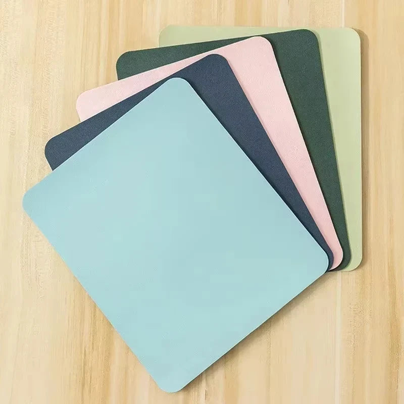 Small PU Gaming Mouse Pad – Non-Slip, Waterproof, Easy Clean