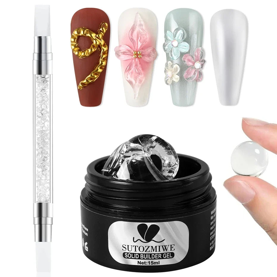 Full Beauty 15ml UV Builder Gel – Nail Extension & 3D Sculpting