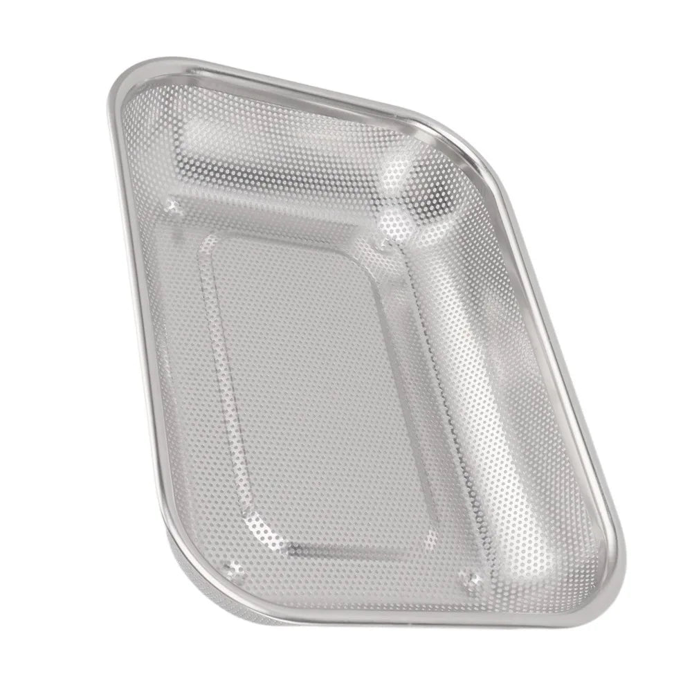 Stainless Steel Rectangular Strainer Basket | Fine Mesh Colander