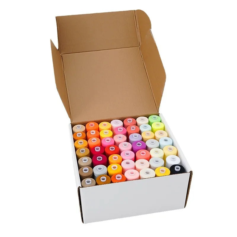 98-Color 402 Polyester Sewing Thread Set – 1000 Yds/Spool
