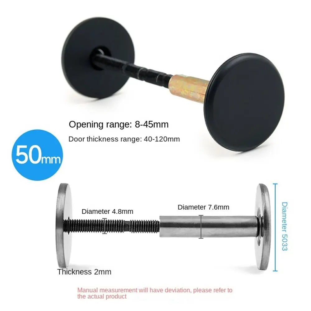 Galvanized Door Hole Cover & Cat Eye Lock Blocker Patch
