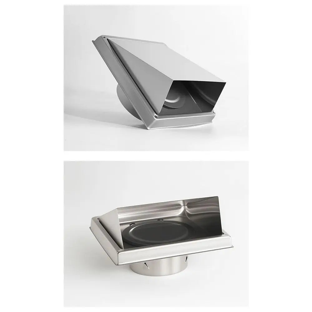 Square Stainless Steel Air Vent 4" 5" 6" – Ducting Outlet Cover