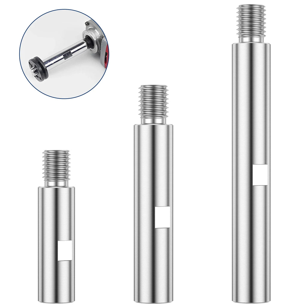3Pcs M14 Angle Grinder Extension Rods 75/100/140mm Adapter