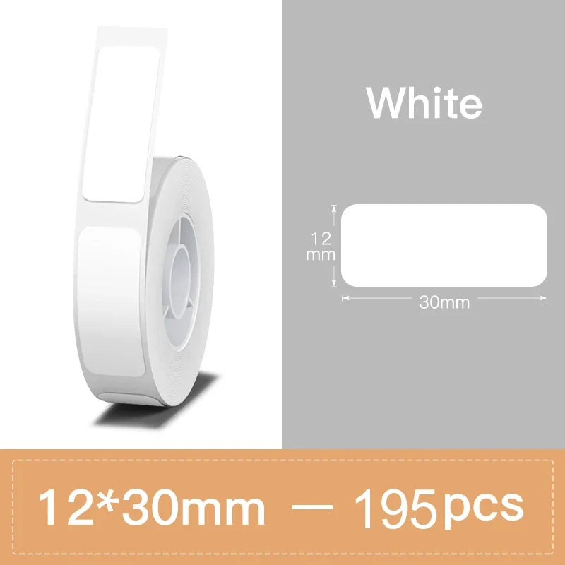 Niimbot Thermal Label Rolls – Clear & White for D11 D110 D101