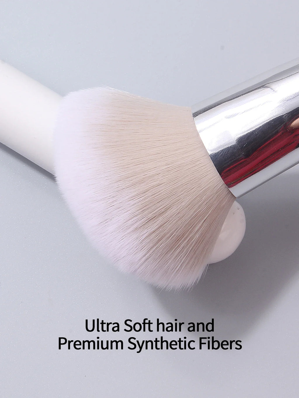 Pearl White Multi-Function Makeup Brush – Powder, Blush & Contour