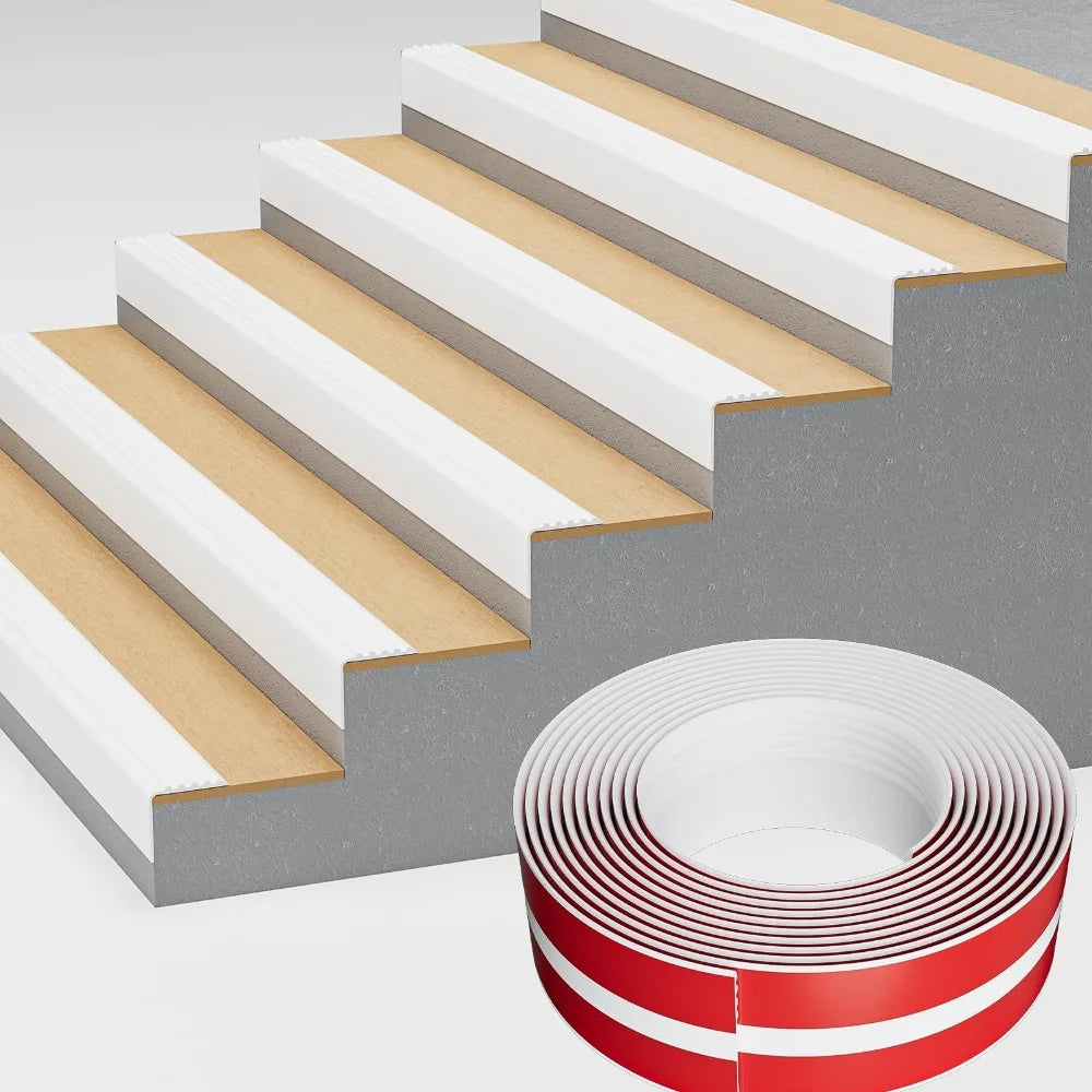 100cm Self-Adhesive Non-Slip Stair Edge Trim | PVC Protector
