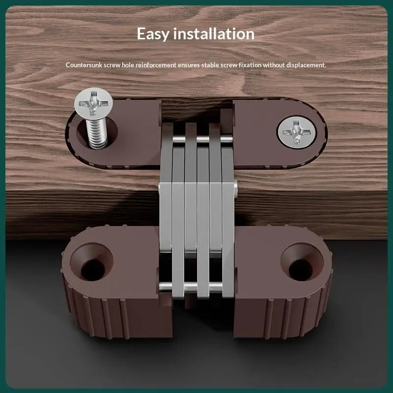 Cross Concealed Hinge Plastic Iron Folding Table Chair Hardware
