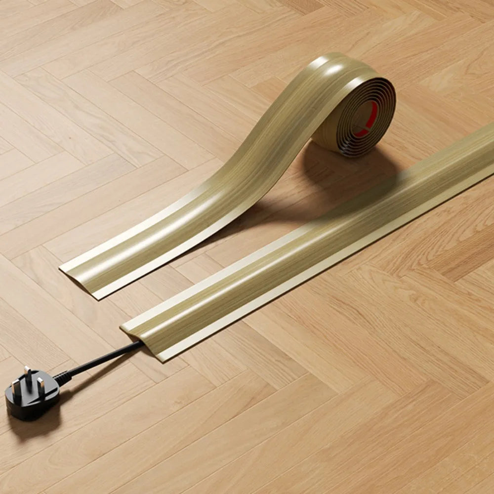 PVC Floor Cord Cover – Flexible Cable Management Protector