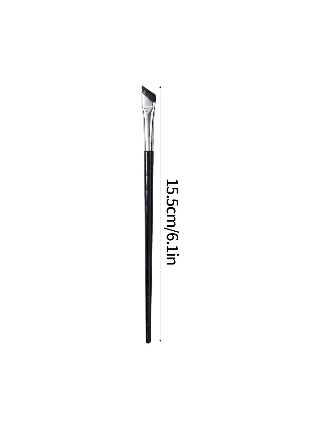 6-Piece Angled Eyeliner & Eyebrow Brush Set | Precision Eye Makeup