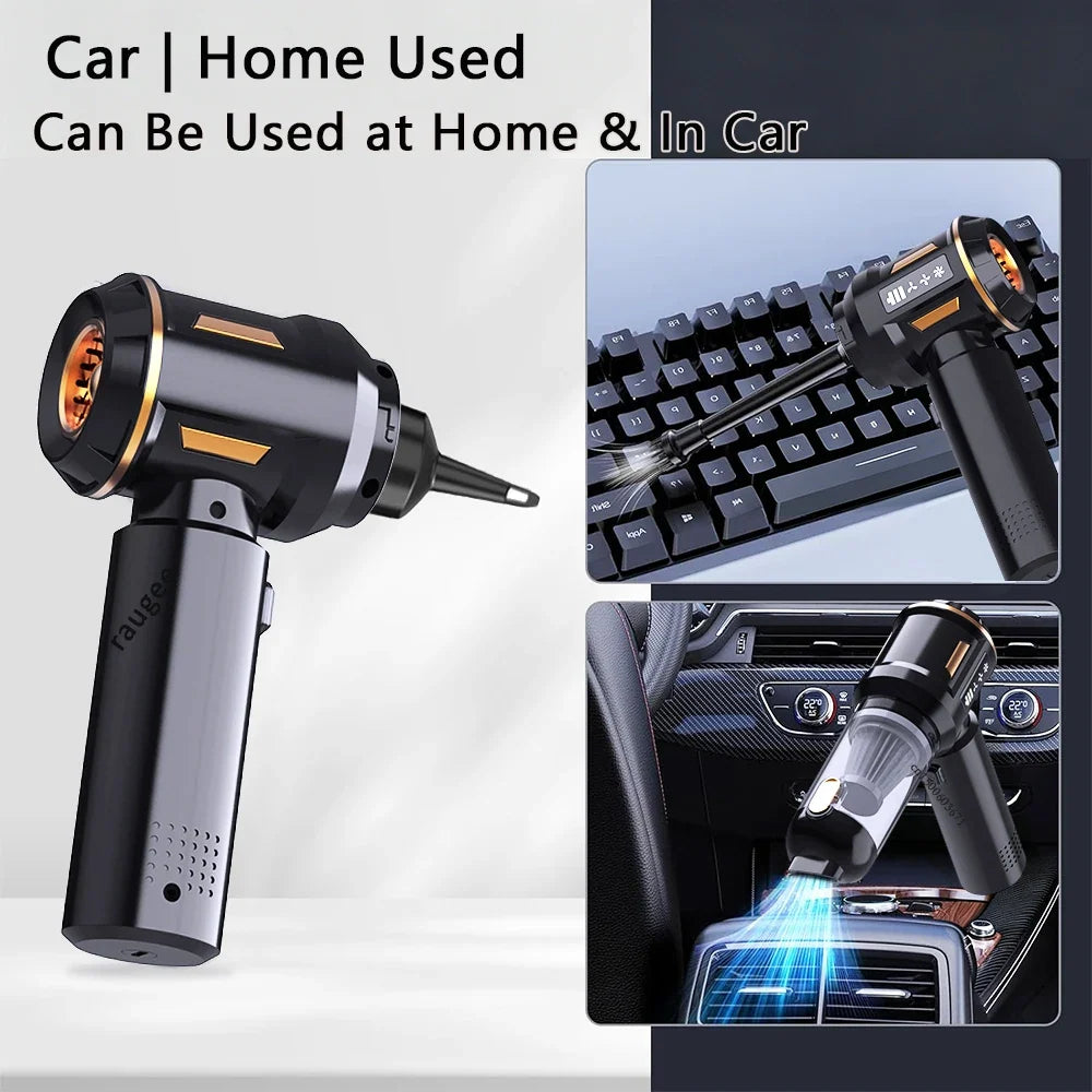 Raugee Cordless Handheld Car Vacuum – 16000Pa 6000mAh