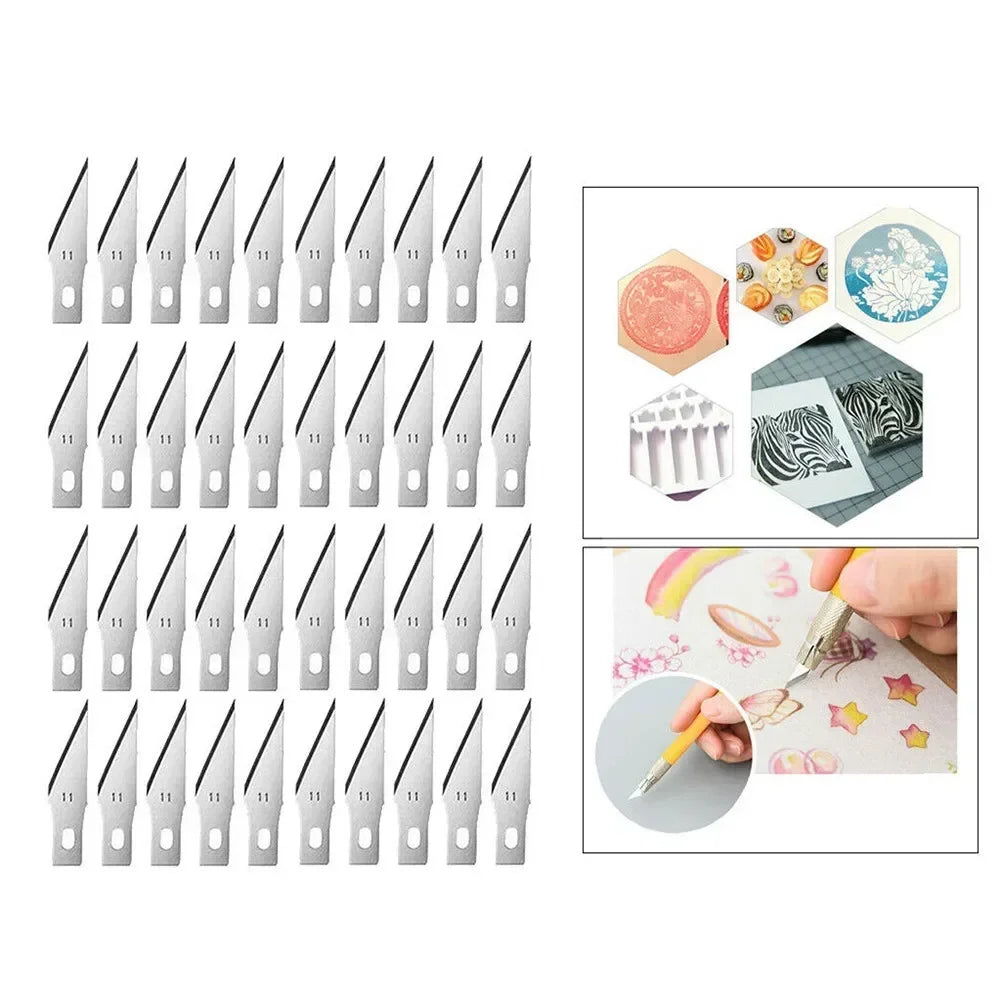 SK-5 Carving Knife Blades 50/100pcs – X-Acto #11 Compatible
