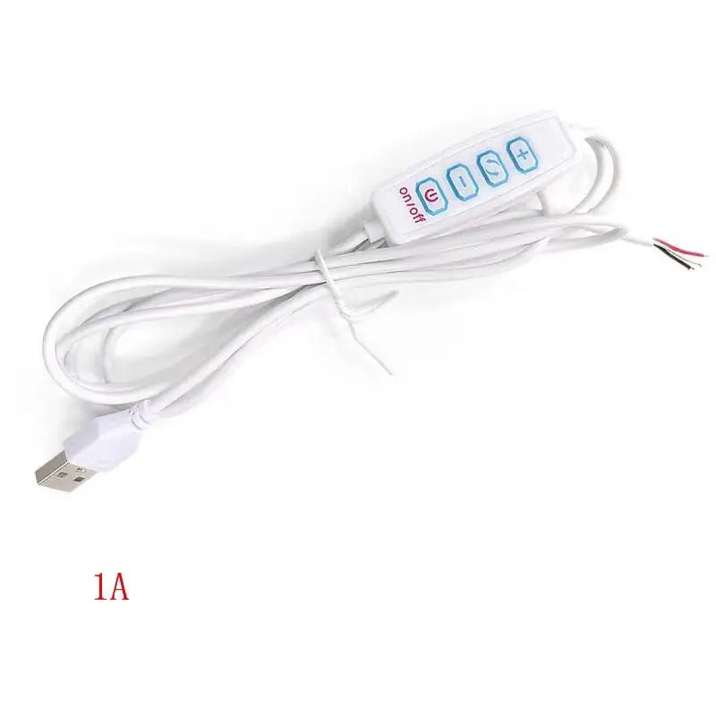USB 5V 4-Key LED Dimmer Controller 2CH CCT Bicolor Switch