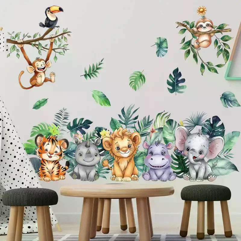 Forest Animals Kids Wall Stickers – Nursery Vinyl Decals
