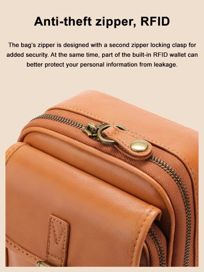 Women's Retro Crossbody Bag – Large Capacity Shoulder Bag