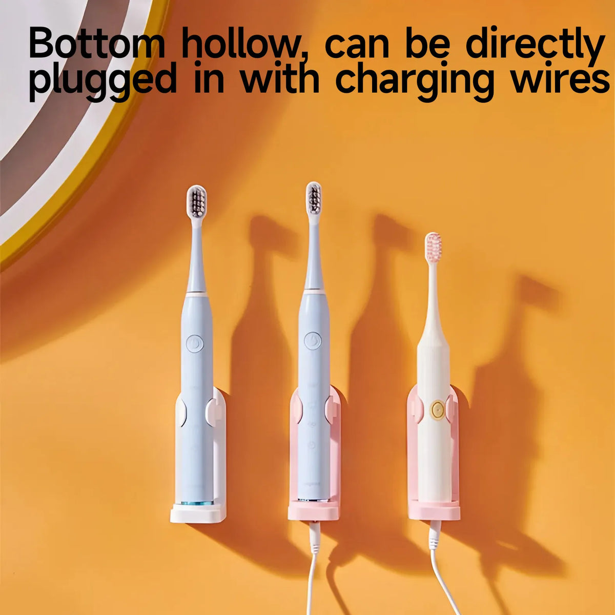 Wall-Mounted Electric Toothbrush Holder – No Drill