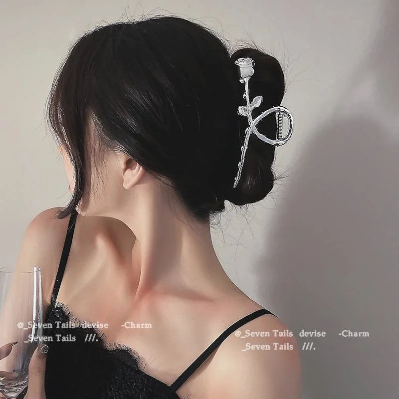 Metal Geometric Hair Claw Clips – Korean Style Barrettes Women