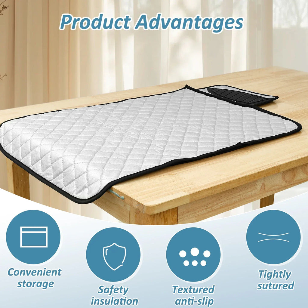 Thick Portable Foldable Ironing Mat – Heat Pad 50x83cm