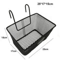 Metal Mesh Bike Front Handlebar Basket – Iron Storage Basket