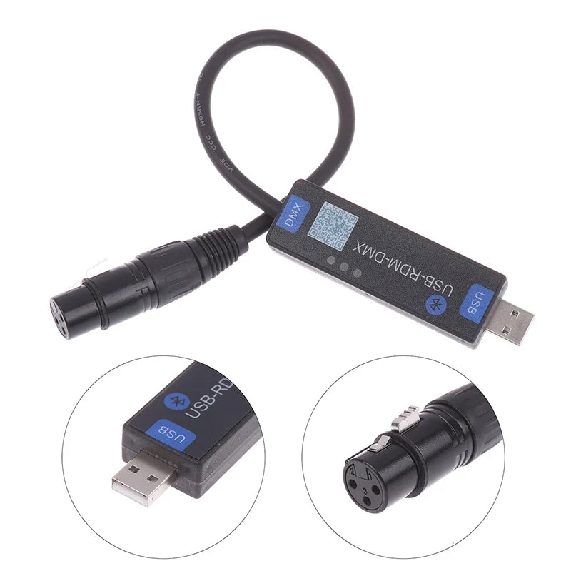Wireless Bluetooth DMX Controller – USB Android Stage Light
