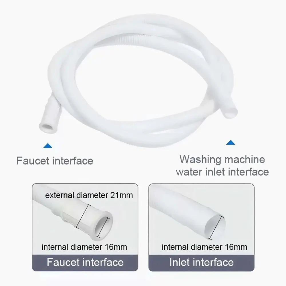 Plastic Drain Hose for AC & Washing Machine – 1/2/3m