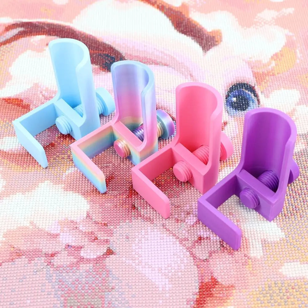 L-Shape Diamond Painting Scroll Holder & Canvas Table Clamp