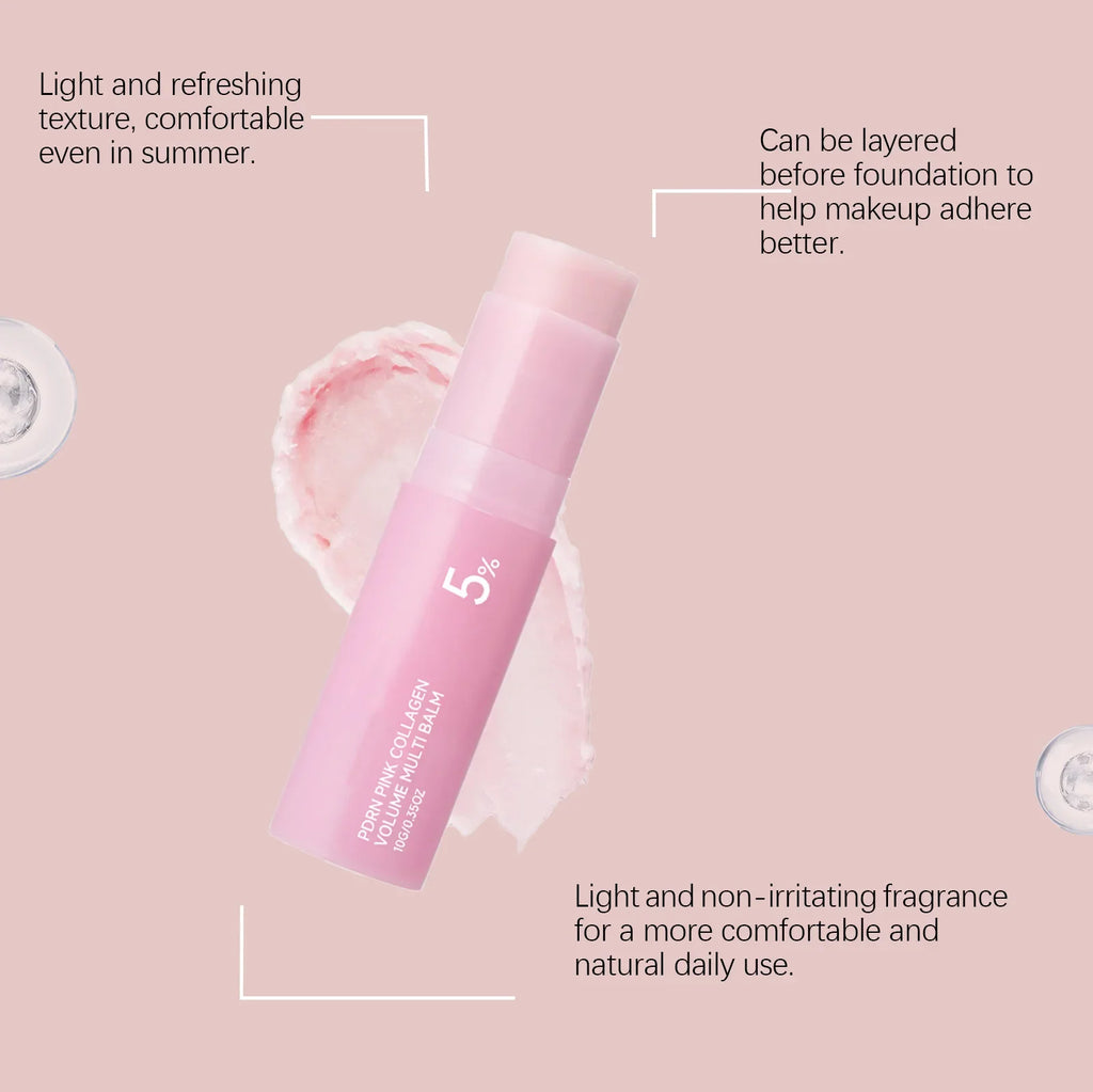 PDRN Pink Collagen Multi Balm Stick – Face, Lip & Neck