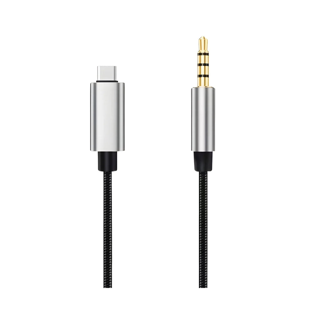 USB-C to 3.5mm AUX Cable Adapter for Car, Speakers & Headphones