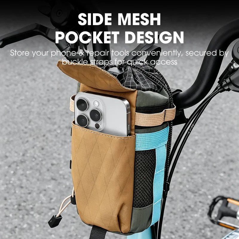 ESLNF Bike Handlebar Water Bottle Bag | MTB Cycling Pouch