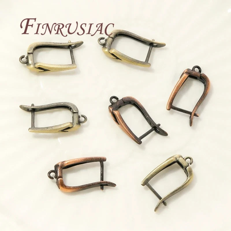 Antique Bronze Earring Hooks DIY Earwires & Findings 12x19mm