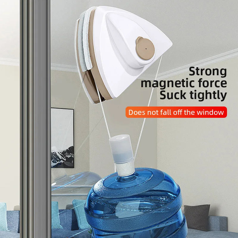 Donirt Magnetic Window Cleaner | Double-Layer Glass Wiper