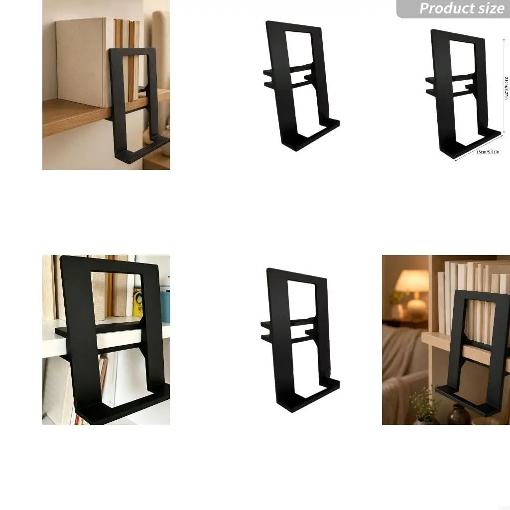 Acrylic Desktop Book Rack – Open Frame Upright Document Stand