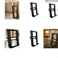Acrylic Desktop Book Rack – Open Frame Upright Document Stand