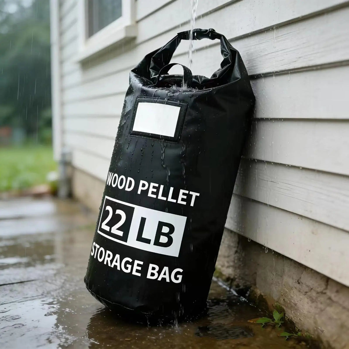 Wood Pellet & Charcoal Storage Container – 22 LB BBQ