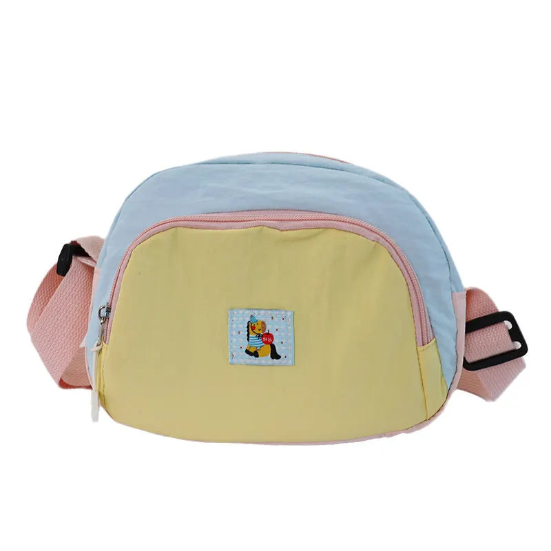 Women's Color-Block Crossbody Bag – Lightweight Satchel
