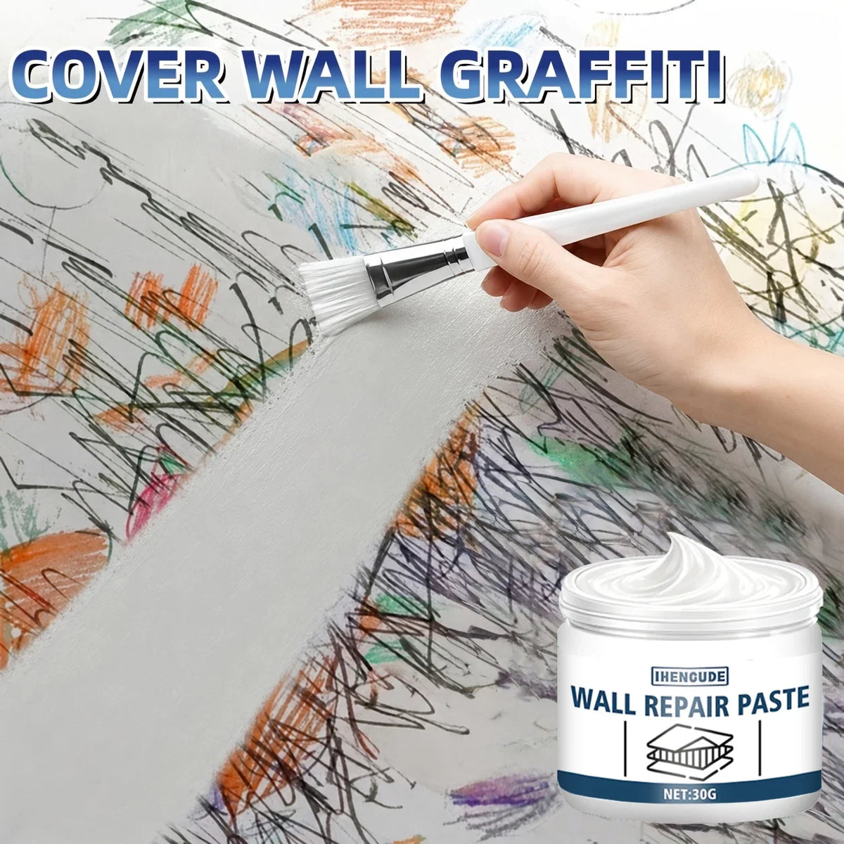 Wall & Wood Repair Caulk – Fills Cracks, Holes & Peeling