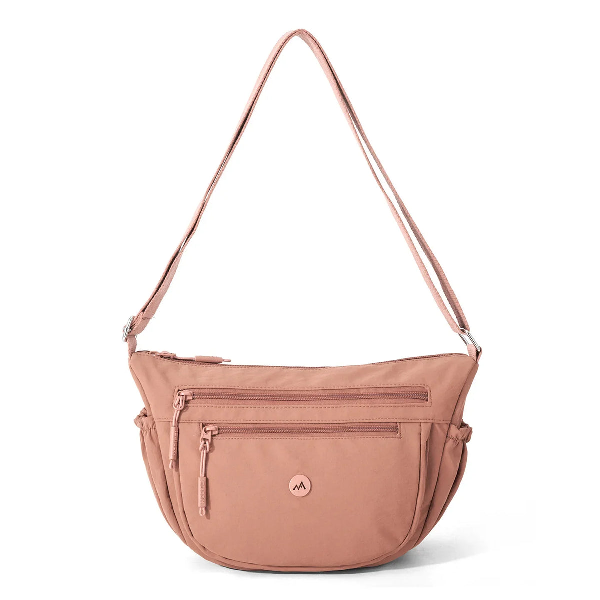 Nixie Nylon Crossbody Bag – Multi-Pocket, Water-Resistant