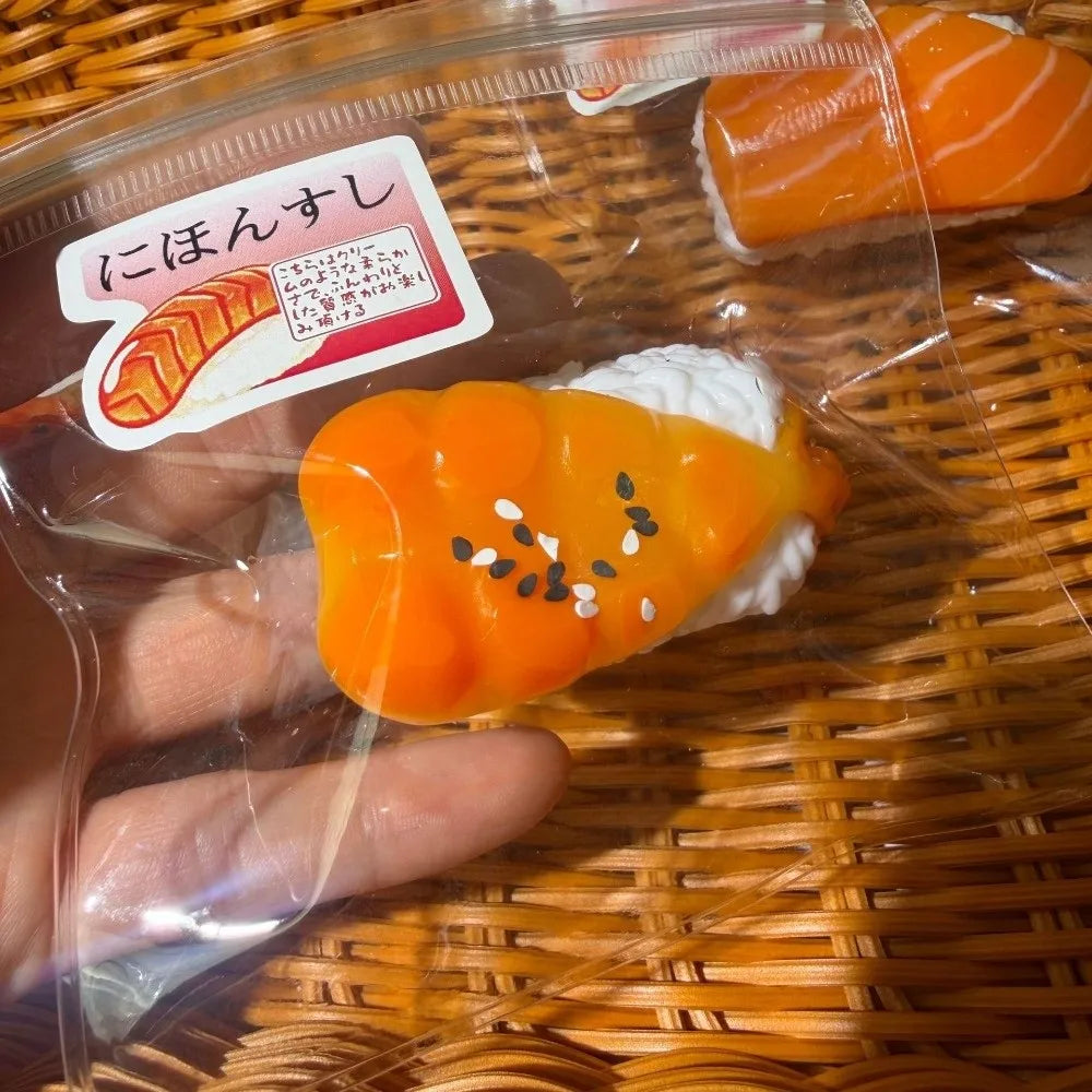Sushi Squeeze Squishy Toy – Silicone Sensory Fidget Toy
