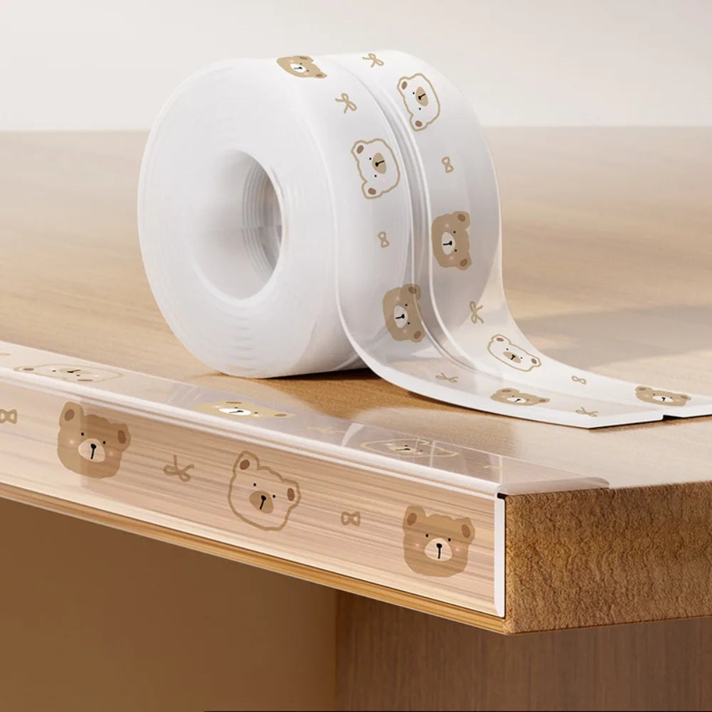 2m Baby Safety Table Edge Guard Strip | Transparent PVC Cushion