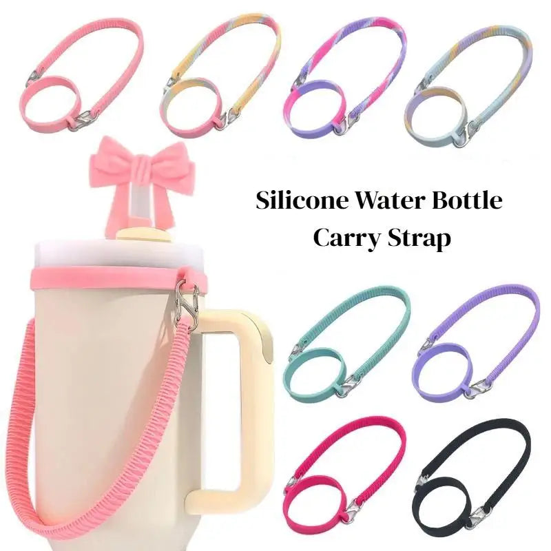 Silicone Water Bottle Strap – Anti-Drop Carry Sling Holder