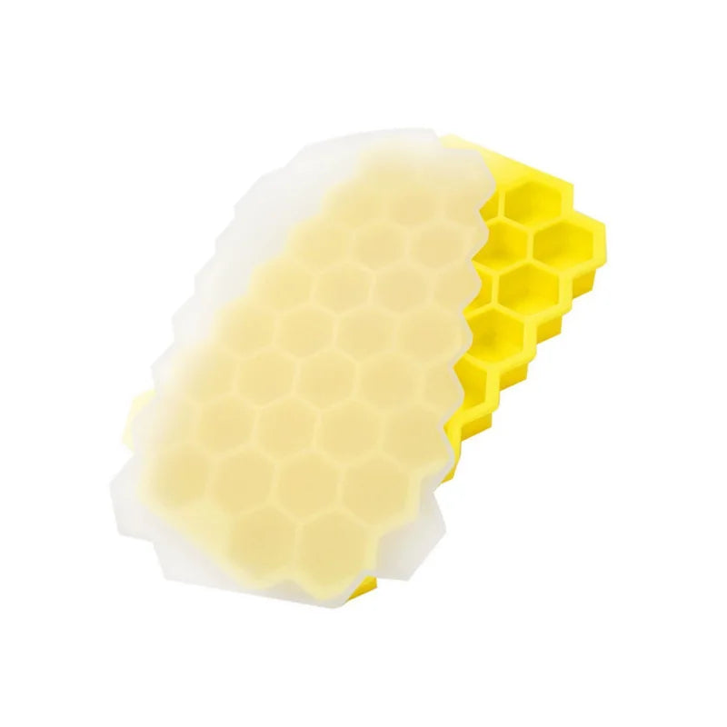 Silicone Ice Cube Tray 37-Cube BPA Free with Lid | Food Grade
