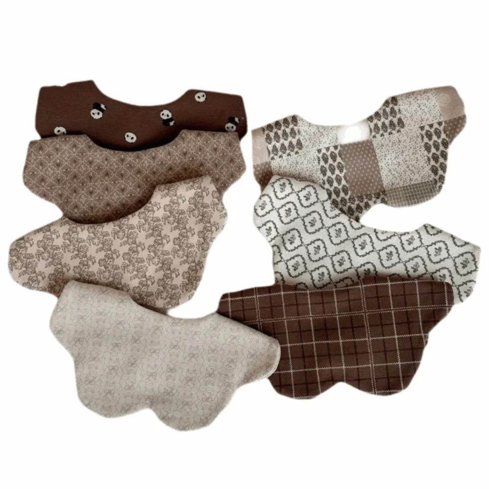 Pure Cotton Baby Bibs – Soft Reversible Double-Sided Drool Bib