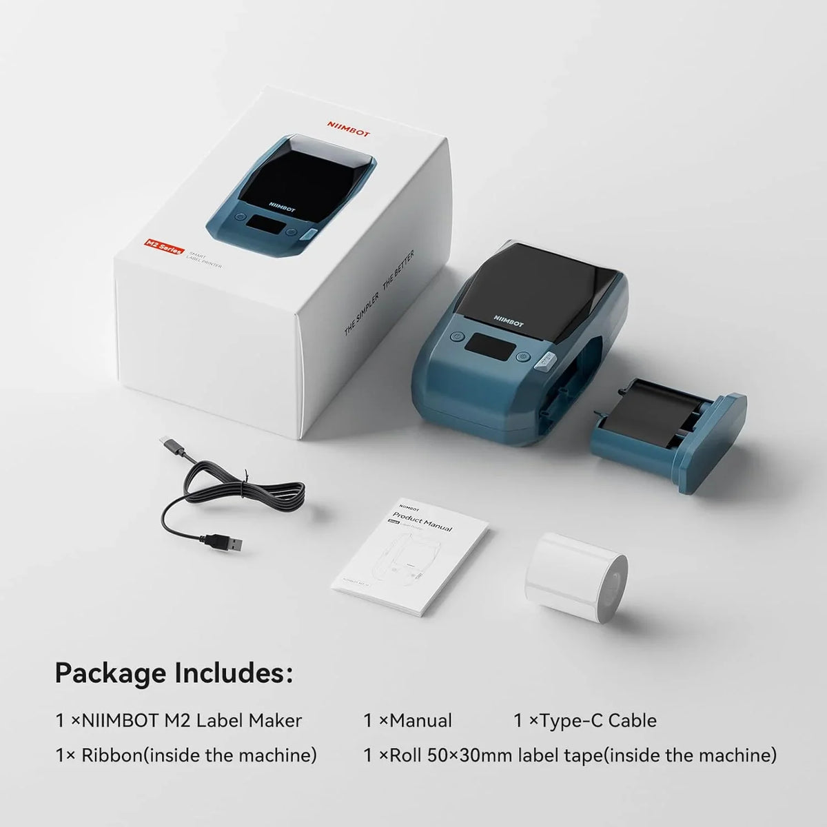 Niimbot M2 Thermal Transfer Label Printer – Barcode & Tag Maker